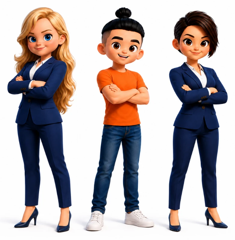 Cyndie DEQUIER, Julien ILARI et Émilie JOLIET, les trois associés de Sun RH, en illustration